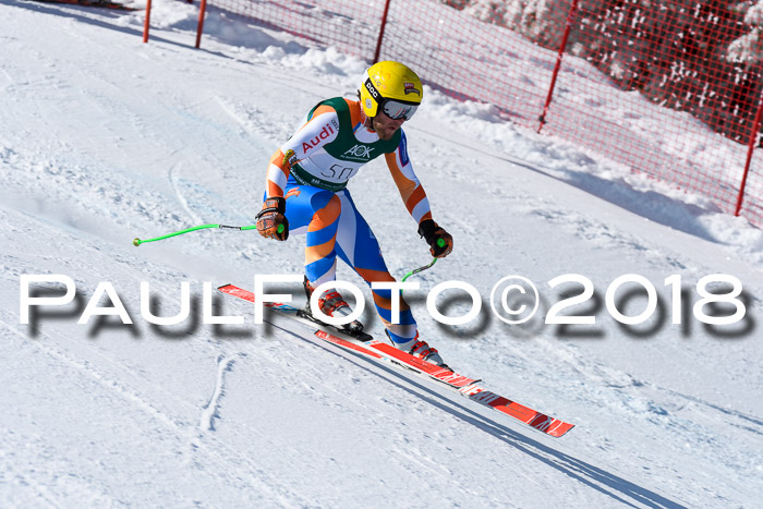 FIS, Int. Dt. Meisterschaft Abfahrt, Training, NC, NJC Damen + Herren, 22.03.2018
