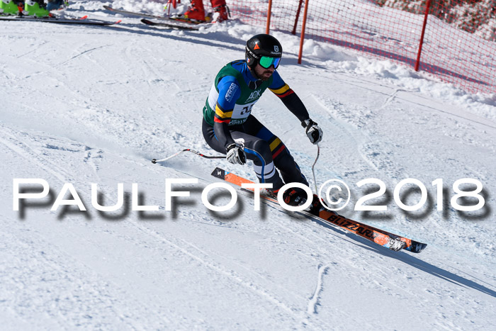FIS, Int. Dt. Meisterschaft Abfahrt, Training, NC, NJC Damen + Herren, 22.03.2018
