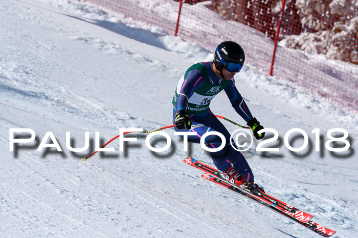 FIS, Int. Dt. Meisterschaft Abfahrt, Training, NC, NJC Damen + Herren, 22.03.2018