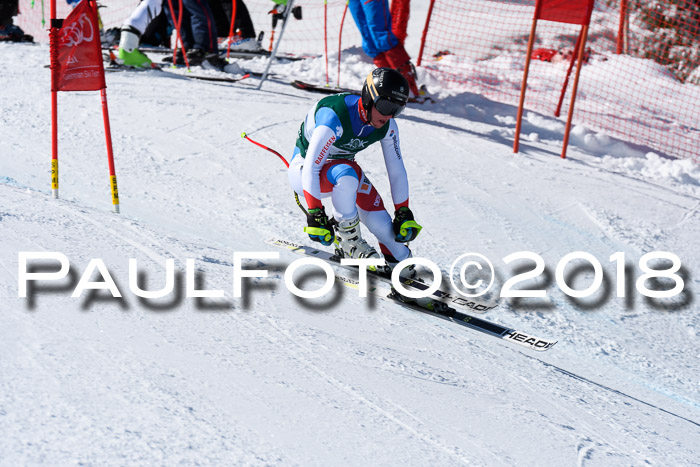 FIS, Int. Dt. Meisterschaft Abfahrt, Training, NC, NJC Damen + Herren, 22.03.2018