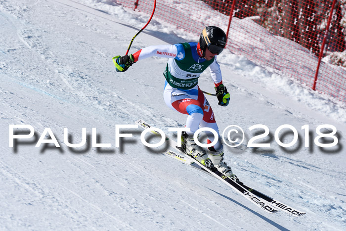 FIS, Int. Dt. Meisterschaft Abfahrt, Training, NC, NJC Damen + Herren, 22.03.2018