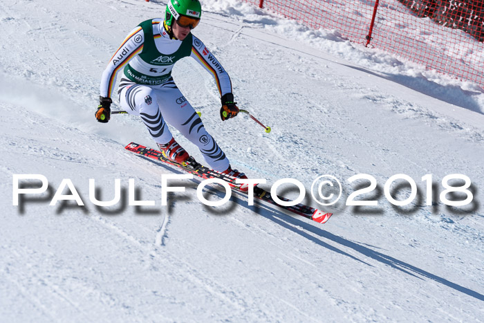 FIS, Int. Dt. Meisterschaft Abfahrt, Training, NC, NJC Damen + Herren, 22.03.2018