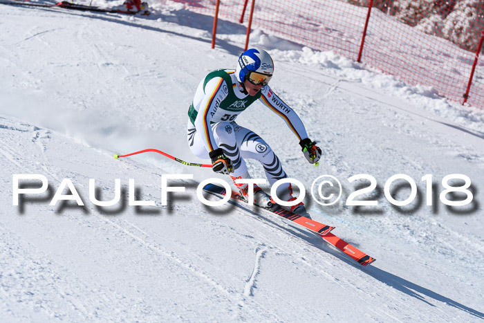 FIS, Int. Dt. Meisterschaft Abfahrt, Training, NC, NJC Damen + Herren, 22.03.2018