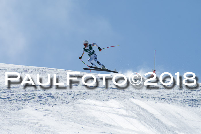 FIS, Int. Dt. Meisterschaft Abfahrt, Training, NC, NJC Damen + Herren, 22.03.2018