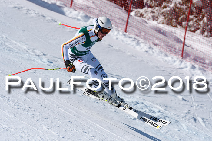 FIS, Int. Dt. Meisterschaft Abfahrt, Training, NC, NJC Damen + Herren, 22.03.2018