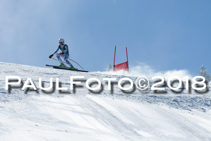 FIS, Int. Dt. Meisterschaft Abfahrt, Training, NC, NJC Damen + Herren, 22.03.2018