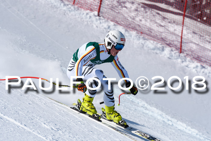FIS, Int. Dt. Meisterschaft Abfahrt, Training, NC, NJC Damen + Herren, 22.03.2018