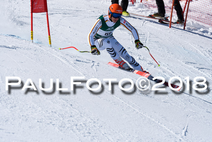 FIS, Int. Dt. Meisterschaft Abfahrt, Training, NC, NJC Damen + Herren, 22.03.2018