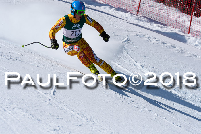 FIS, Int. Dt. Meisterschaft Abfahrt, Training, NC, NJC Damen + Herren, 22.03.2018