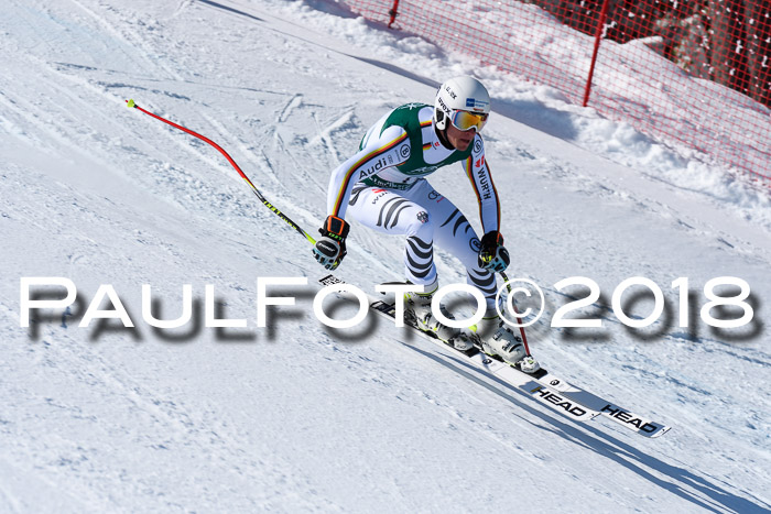 FIS, Int. Dt. Meisterschaft Abfahrt, Training, NC, NJC Damen + Herren, 22.03.2018