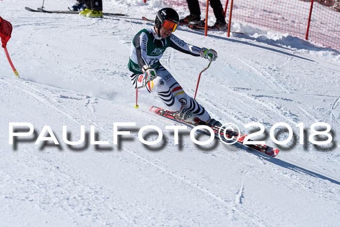 FIS, Int. Dt. Meisterschaft Abfahrt, Training, NC, NJC Damen + Herren, 22.03.2018