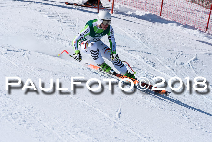 FIS, Int. Dt. Meisterschaft Abfahrt, Training, NC, NJC Damen + Herren, 22.03.2018