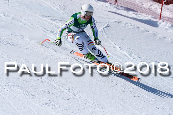 FIS, Int. Dt. Meisterschaft Abfahrt, Training, NC, NJC Damen + Herren, 22.03.2018