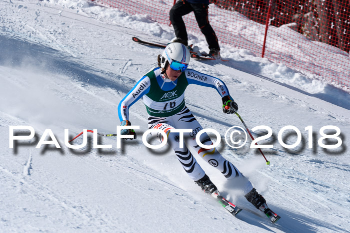 FIS, Int. Dt. Meisterschaft Abfahrt, Training, NC, NJC Damen + Herren, 22.03.2018