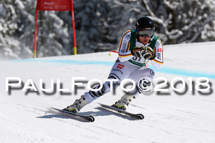 FIS, Int. Dt. Meisterschaft Abfahrt, Training, NC, NJC Damen + Herren, 22.03.2018