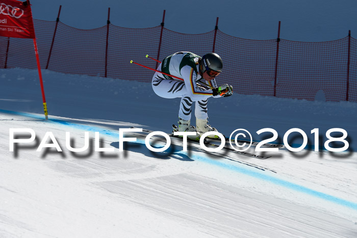 FIS, Int. Dt. Meisterschaft Abfahrt, Training, NC, NJC Damen + Herren, 22.03.2018