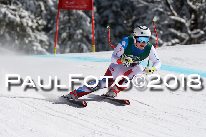 FIS, Int. Dt. Meisterschaft Abfahrt, Training, NC, NJC Damen + Herren, 22.03.2018