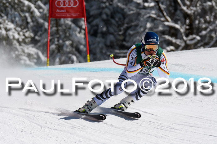 FIS, Int. Dt. Meisterschaft Abfahrt, Training, NC, NJC Damen + Herren, 22.03.2018