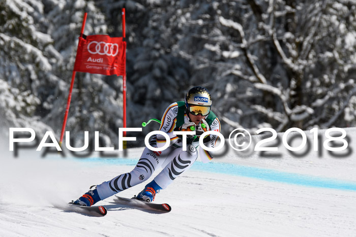 FIS, Int. Dt. Meisterschaft Abfahrt, Training, NC, NJC Damen + Herren, 22.03.2018