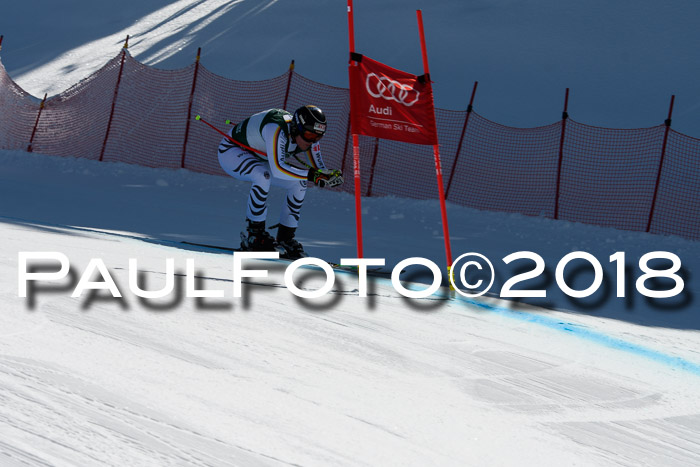 FIS, Int. Dt. Meisterschaft Abfahrt, Training, NC, NJC Damen + Herren, 22.03.2018