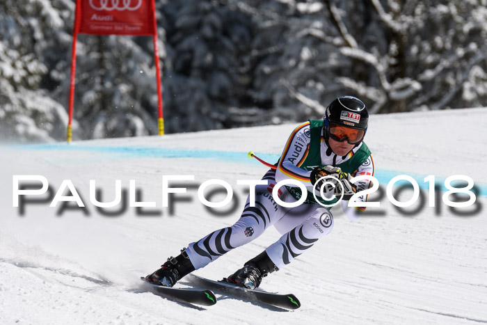 FIS, Int. Dt. Meisterschaft Abfahrt, Training, NC, NJC Damen + Herren, 22.03.2018