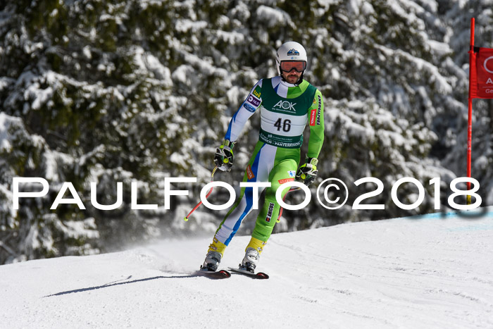 FIS, Int. Dt. Meisterschaft Abfahrt, Training, NC, NJC Damen + Herren, 22.03.2018