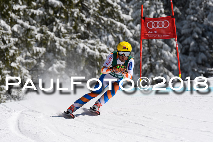 FIS, Int. Dt. Meisterschaft Abfahrt, Training, NC, NJC Damen + Herren, 22.03.2018