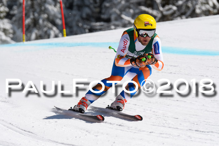 FIS, Int. Dt. Meisterschaft Abfahrt, Training, NC, NJC Damen + Herren, 22.03.2018