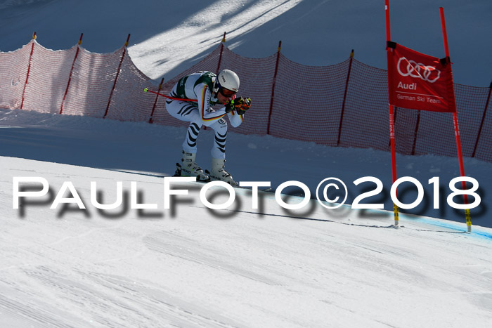 FIS, Int. Dt. Meisterschaft Abfahrt, Training, NC, NJC Damen + Herren, 22.03.2018
