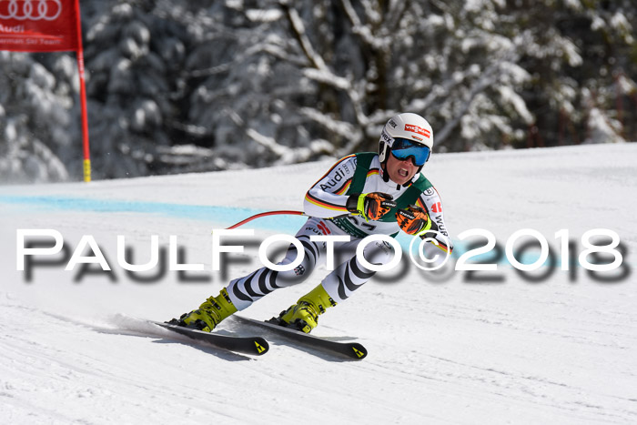 FIS, Int. Dt. Meisterschaft Abfahrt, Training, NC, NJC Damen + Herren, 22.03.2018