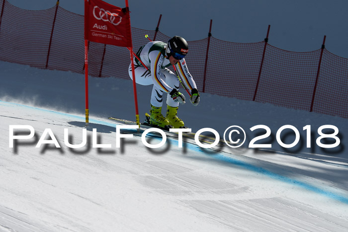 FIS, Int. Dt. Meisterschaft Abfahrt, Training, NC, NJC Damen + Herren, 22.03.2018