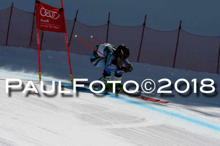 FIS, Int. Dt. Meisterschaft Abfahrt, Training, NC, NJC Damen + Herren, 22.03.2018