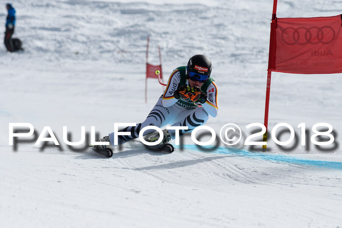 FIS, Int. Dt. Meisterschaft Abfahrt, Training, NC, NJC Damen + Herren, 22.03.2018