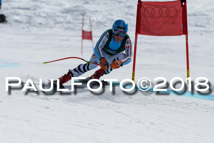 FIS, Int. Dt. Meisterschaft Abfahrt, Training, NC, NJC Damen + Herren, 22.03.2018
