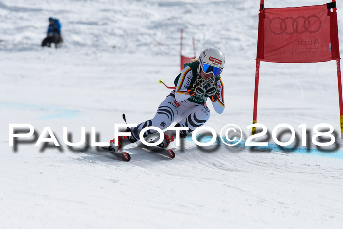 FIS, Int. Dt. Meisterschaft Abfahrt, Training, NC, NJC Damen + Herren, 22.03.2018