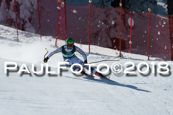 FIS, Int. Dt. Meisterschaft Abfahrt, Training, NC, NJC Damen + Herren, 22.03.2018