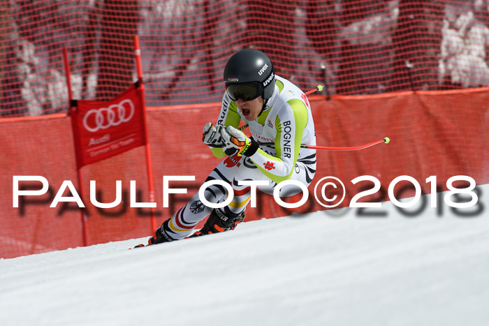 FIS, Int. Dt. Meisterschaft Abfahrt, Training, NC, NJC Damen + Herren, 22.03.2018