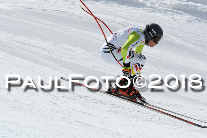 FIS, Int. Dt. Meisterschaft Abfahrt, Training, NC, NJC Damen + Herren, 22.03.2018