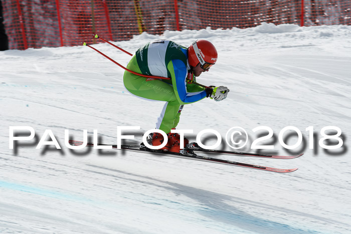 FIS, Int. Dt. Meisterschaft Abfahrt, Training, NC, NJC Damen + Herren, 22.03.2018