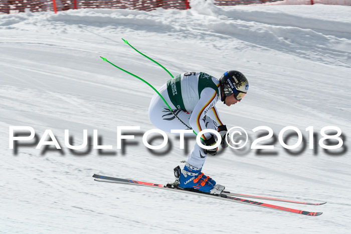 FIS, Int. Dt. Meisterschaft Abfahrt, Training, NC, NJC Damen + Herren, 22.03.2018