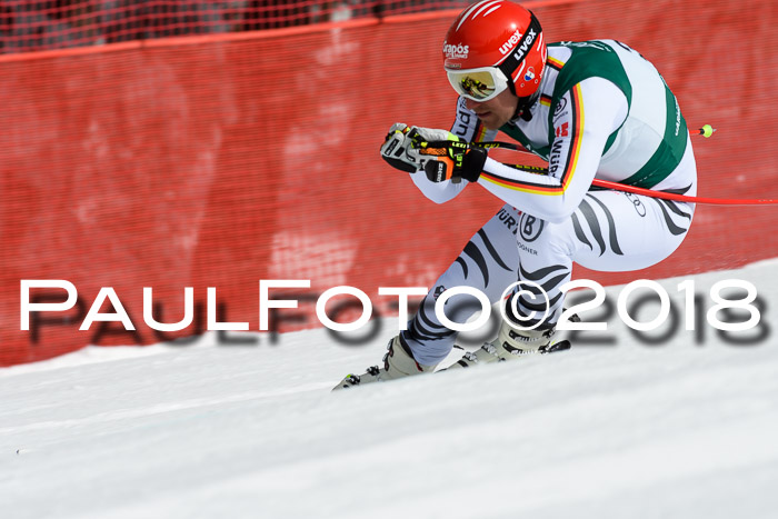 FIS, Int. Dt. Meisterschaft Abfahrt, Training, NC, NJC Damen + Herren, 22.03.2018