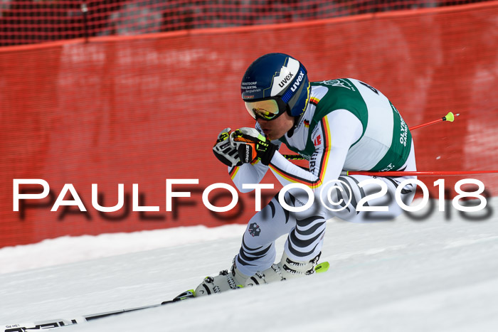 FIS, Int. Dt. Meisterschaft Abfahrt, Training, NC, NJC Damen + Herren, 22.03.2018