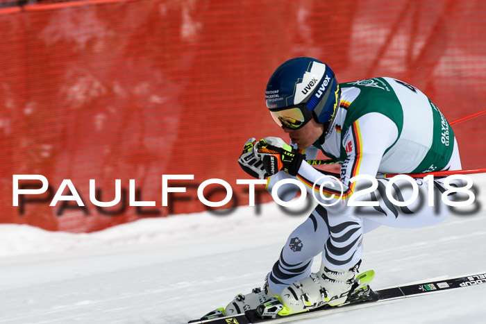 FIS, Int. Dt. Meisterschaft Abfahrt, Training, NC, NJC Damen + Herren, 22.03.2018