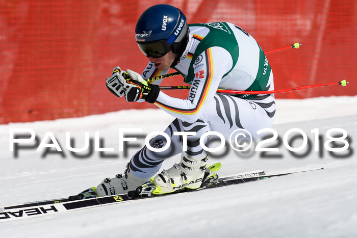 FIS, Int. Dt. Meisterschaft Abfahrt, Training, NC, NJC Damen + Herren, 22.03.2018