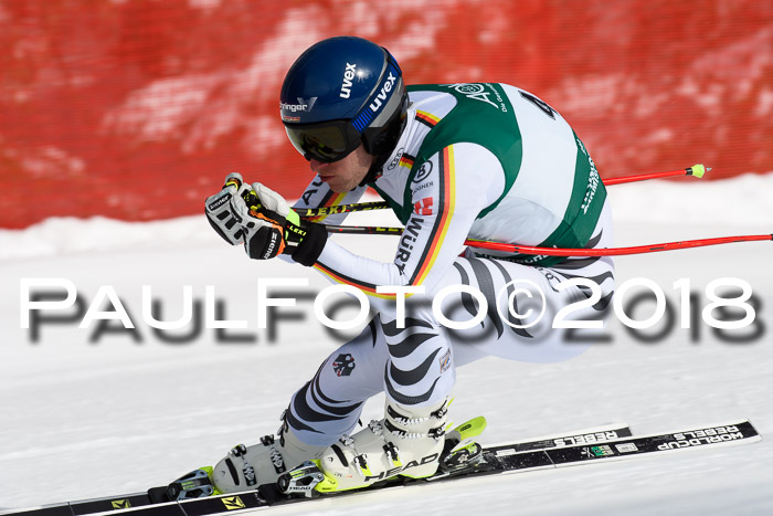 FIS, Int. Dt. Meisterschaft Abfahrt, Training, NC, NJC Damen + Herren, 22.03.2018
