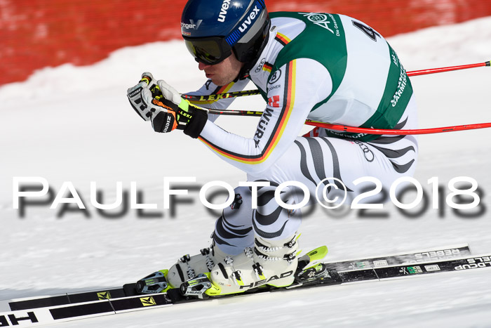 FIS, Int. Dt. Meisterschaft Abfahrt, Training, NC, NJC Damen + Herren, 22.03.2018