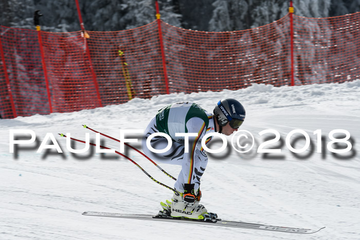 FIS, Int. Dt. Meisterschaft Abfahrt, Training, NC, NJC Damen + Herren, 22.03.2018