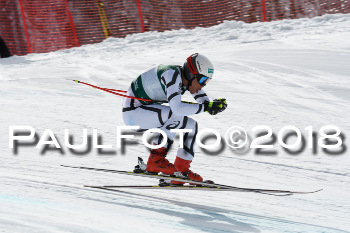FIS, Int. Dt. Meisterschaft Abfahrt, Training, NC, NJC Damen + Herren, 22.03.2018