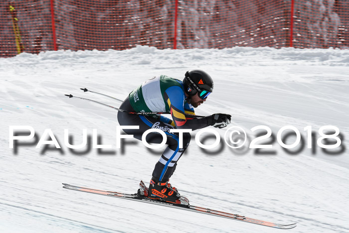FIS, Int. Dt. Meisterschaft Abfahrt, Training, NC, NJC Damen + Herren, 22.03.2018