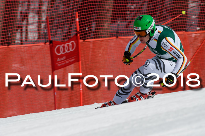 FIS, Int. Dt. Meisterschaft Abfahrt, Training, NC, NJC Damen + Herren, 22.03.2018